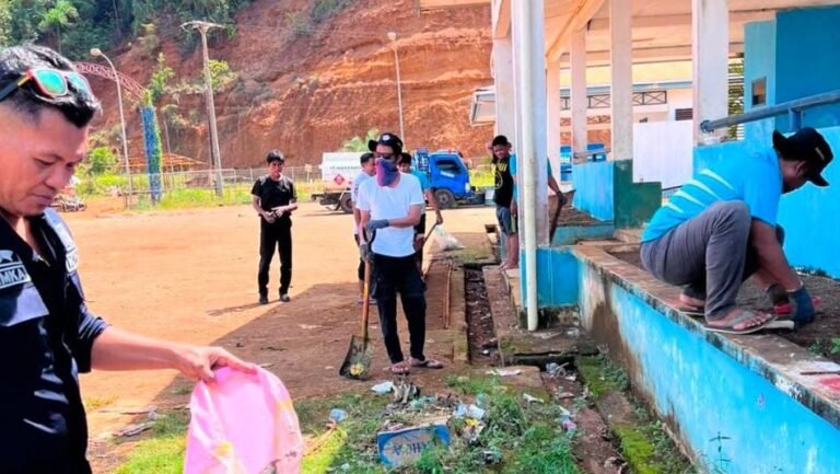 Pegawai UPP Kelas I Molawe Gelar Kerja Bakti di Lameruru