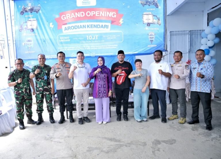Wali Kota Kendari Resmikan Arodian Molis, Perkuat Transportasi Listrik Ramah Lingkungan