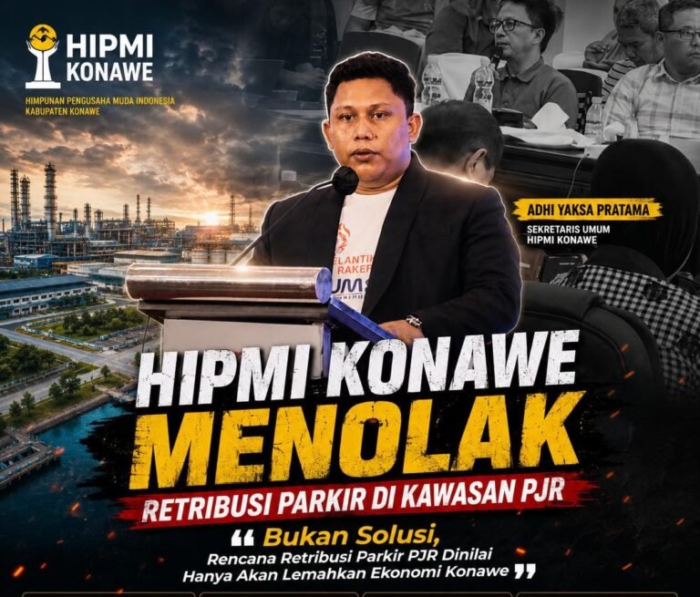 HIPMI Konawe Kritik Rencana Retribusi Parkir PJR, Dinilai Bebani UMKM