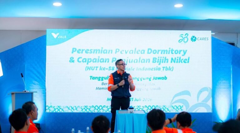 HUT Ke-58, PT Vale Perkuat Hilirisasi Nikel dan Keberlanjutan