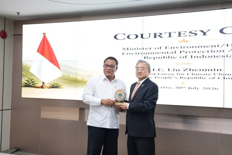 Indonesia dan Tiongkok Perkuat Kerja Sama Aksi Iklim dan Pembangunan Hijau