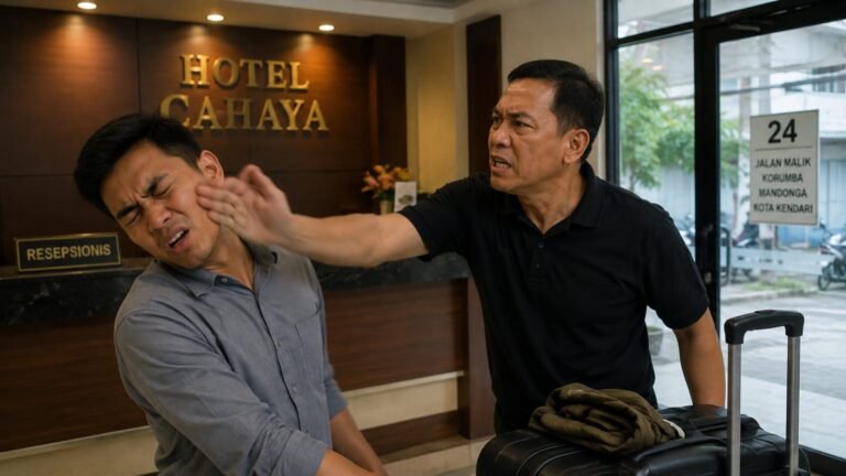 Tamu Hotel Cahaya Kendari Lapor Polisi, Mengaku Ditampar Pemilik
