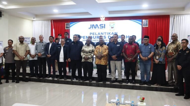Valentino Wanma Resmi Pimpin JMSI Papua Barat Periode 2025-2030