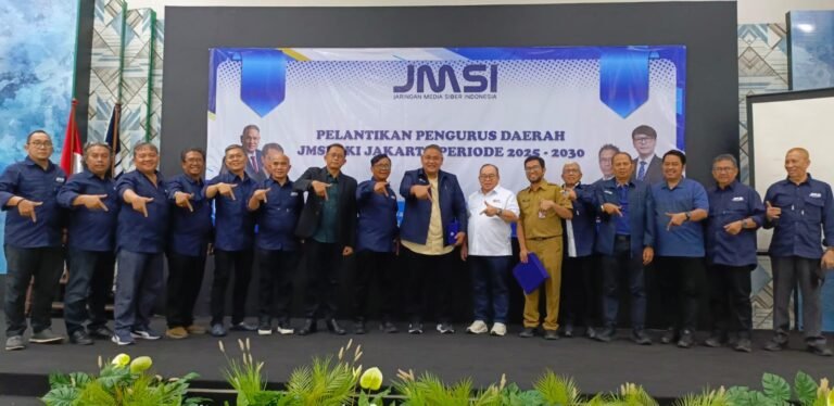 Teguh Santosa Lantik Pengurus JMSI DKI Jakarta Periode 2025–2030