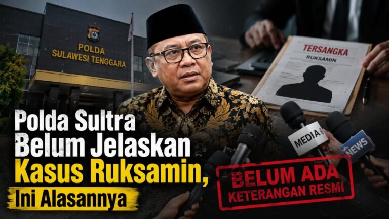 Polda Sultra Belum Jelaskan Kasus Ruksamin, Ini Alasannya