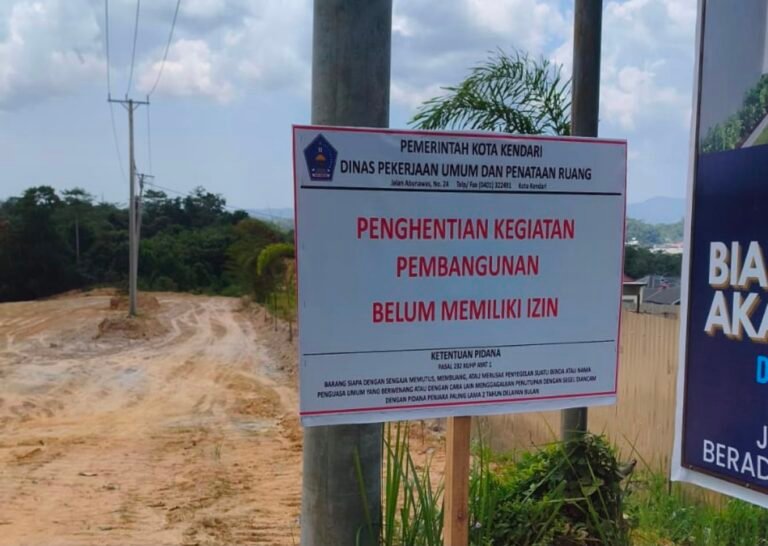 Pemkot Kendari Hentikan Proyek di Lahan Sengketa Puuwatu
