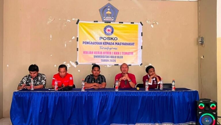 Fakultas Hukum UHO Gelar KKN Tematik di Kessilampe