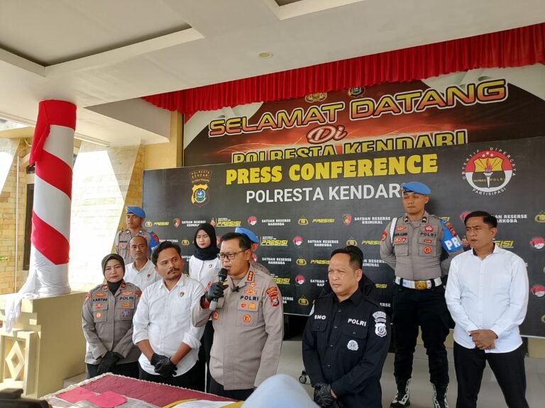 Polresta Kendari Tetapkan Dua Tersangka Penipuan Proyek Irigasi Rp588 Juta
